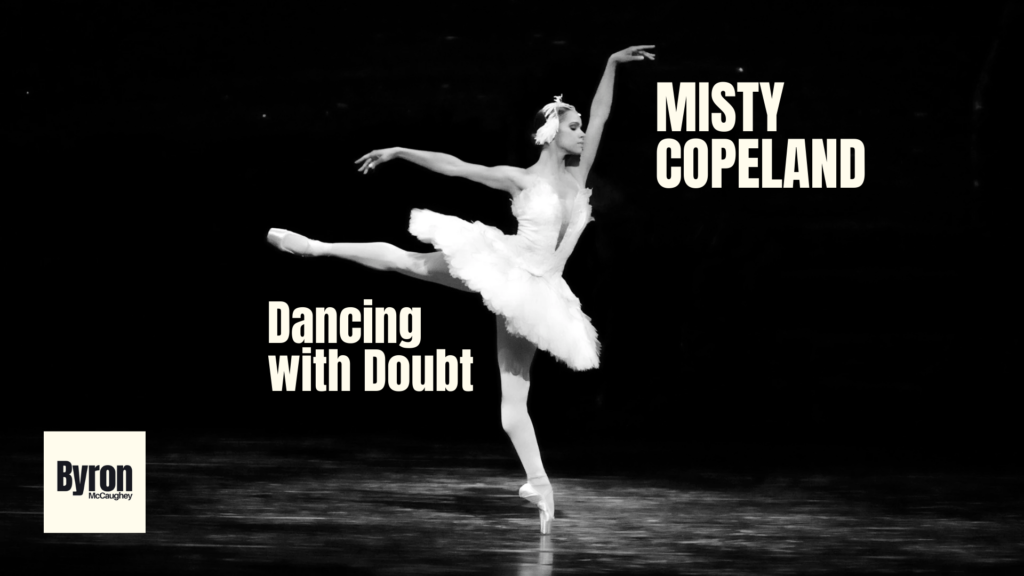 Newsletter cover image featuring Misty Copeland